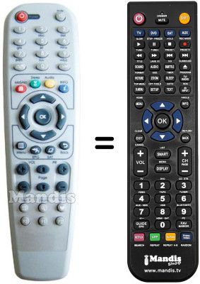 Replacement remote control Clarke Tech C-TECH9500