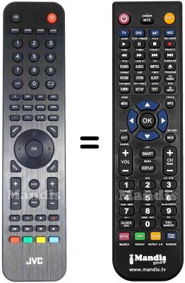 Télécommande équivalente HVS57410