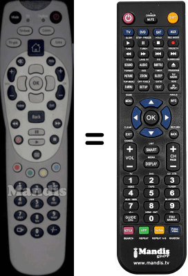 Replacement remote control Adb SEC3942W