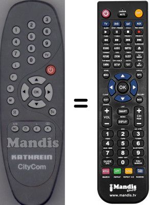 Télécommande équivalente WHV15061W