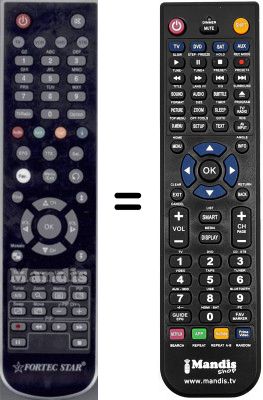 T&eacute;l&eacute;commande &eacute;quivalente WHV15261W