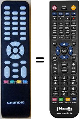 Replacement remote control Grundig SEC14055W