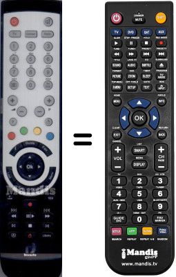 Replacement remote control WHV15754W