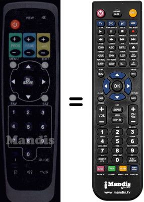 T&eacute;l&eacute;commande &eacute;quivalente WHV3110W