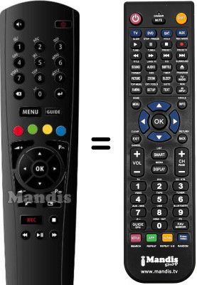 T&eacute;l&eacute;commande &eacute;quivalente WHV12450W