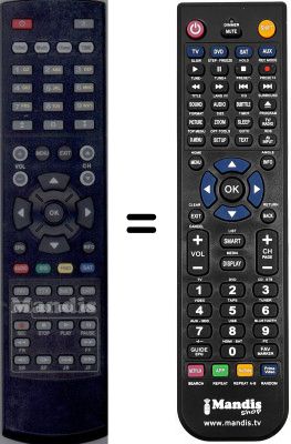 Replacement remote control WHV15776W