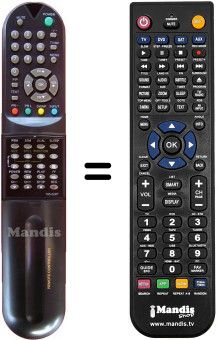 Télécommande équivalente HVS54391