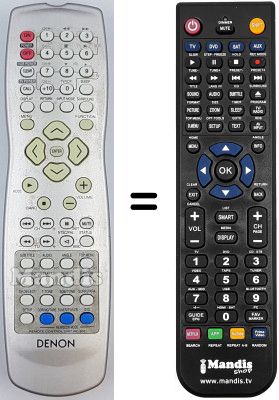 Replacement remote control HVS54675