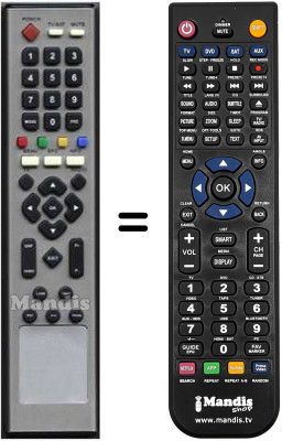 T&eacute;l&eacute;commande &eacute;quivalente HVS53379