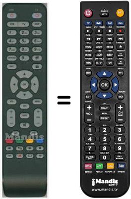 T&eacute;l&eacute;commande &eacute;quivalente HVS53457