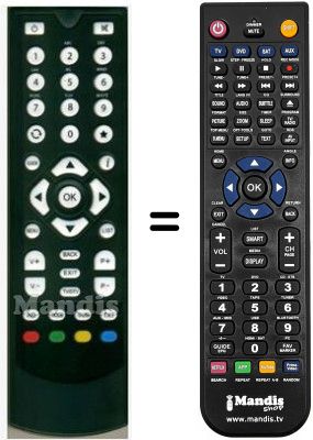 Replacement remote control HVS53237