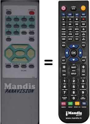 Replacement remote control WHV3201 Replacement remote control WHV3201