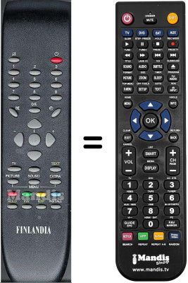 Télécommande équivalente WHV3535