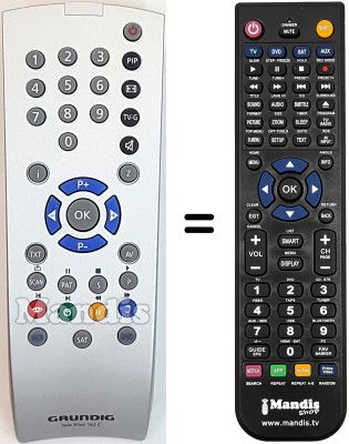 Replacement remote control Grundig SEC14717