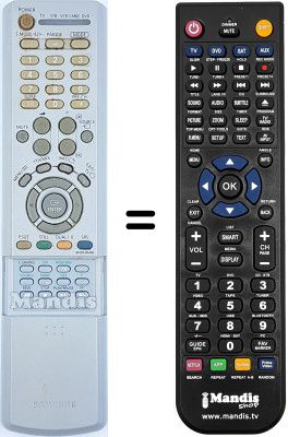 Replacement remote control Samsung SEC3309