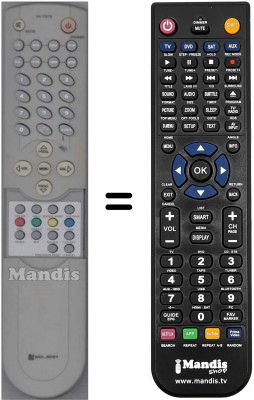 Télécommande équivalente WHV14722