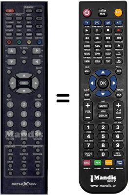 Télécommande équivalente WHV14277