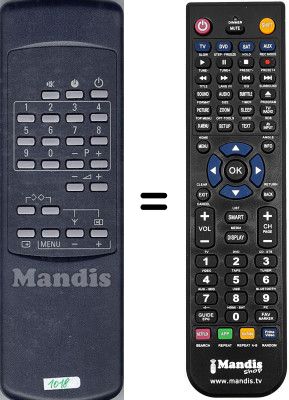 Télécommande équivalente WHV7690