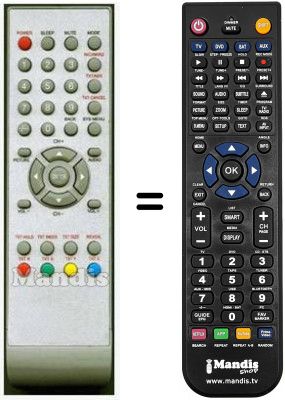 T&eacute;l&eacute;commande &eacute;quivalente WHV3936