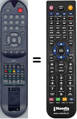 T&eacute;l&eacute;commande &eacute;quivalente WHV5188