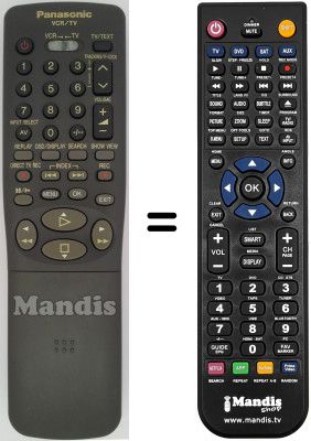 Télécommande équivalente Panasonic SEC2771