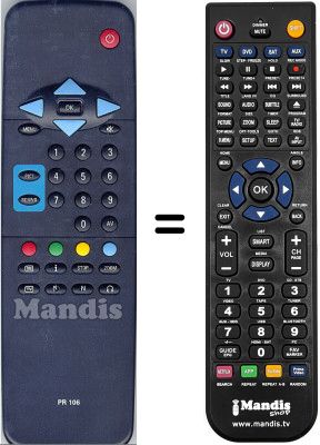 Replacement remote control WHV5397