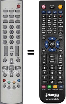 T&eacute;l&eacute;commande &eacute;quivalente WHV3382