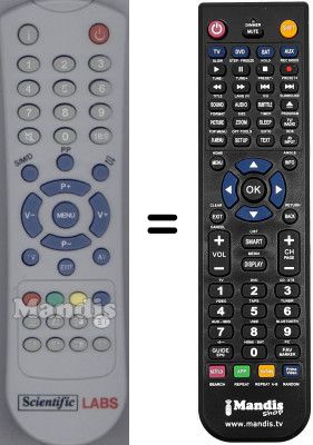 T&eacute;l&eacute;commande &eacute;quivalente WHV5035