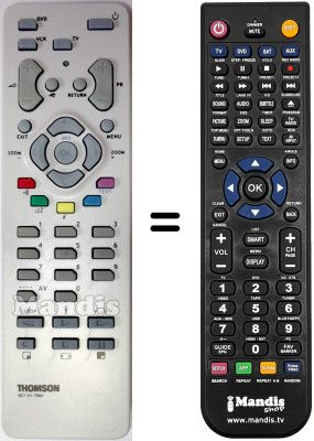 Replacement remote control Thomson WHV3437