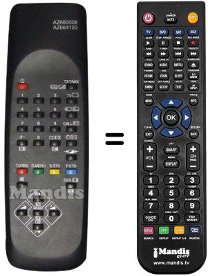 Replacement remote control SEC15958